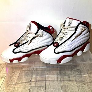 Kids 11c JORDAN PRO STRONG PS 'WHITE GYM RED'